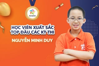 Học viên Amslink Nguyễn Minh Duy xuất sắc đạt 10 điểm tổng kết tiếng Anh nhờ xây dựng lộ trình học tối ưu